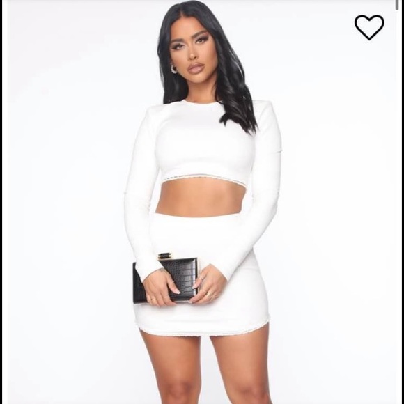 Fashion Nova Pants - White two piece from fashion nova